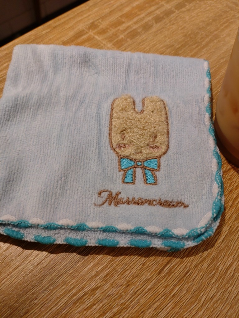 サンリオキャラクターズサガラ刺繍タオル(マロンクリームブルー): ALL
