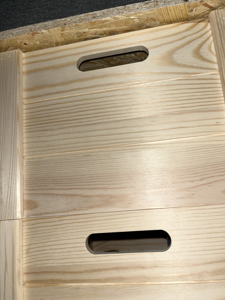 ウッドBOX S ナチュラル 無塗装 外寸：約W310XD250XH180mm