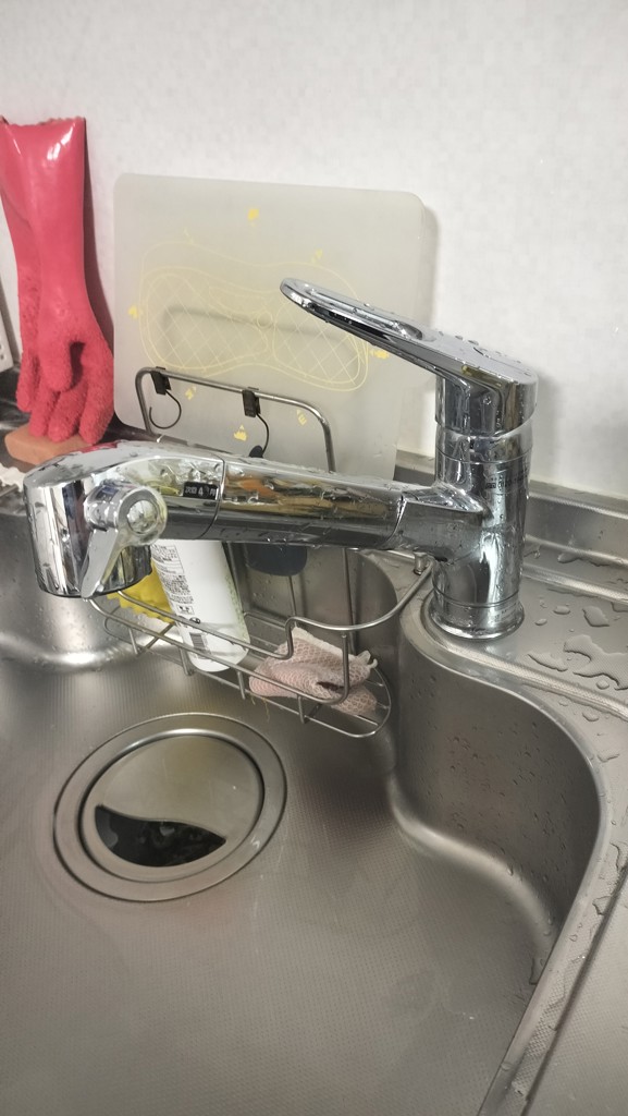 INAX 浄水器内蔵ホース引出式ワンホールシングルレバーキッチン水栓