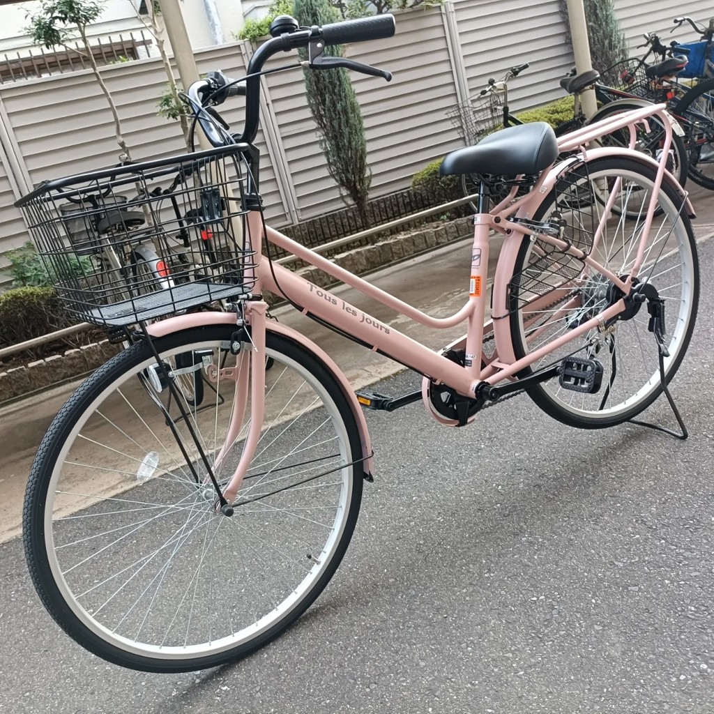 SOUTHERNPORT 【ネット注文限定品】２６型軽快車 外装６段 ピンクベージュ(ピンクベージュ): カー・自転車・レジャー|ホームセンターコーナン の通販サイト