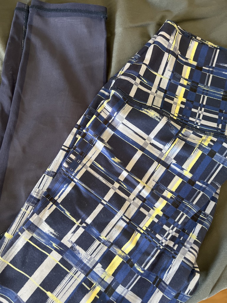 SUKALA】チェックレギンス(S・M・Lサイズ イエロー・ネイビー