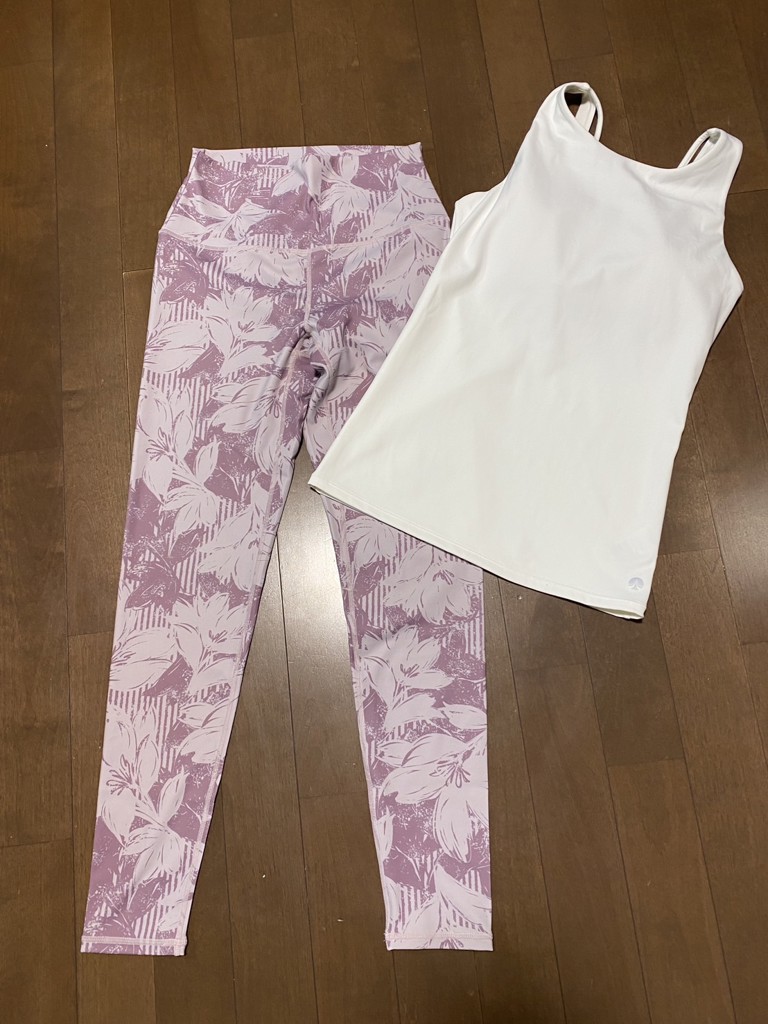 SUKALA】タンクトップ＆レギンスセットアップ(XSサイズ ダークグレー