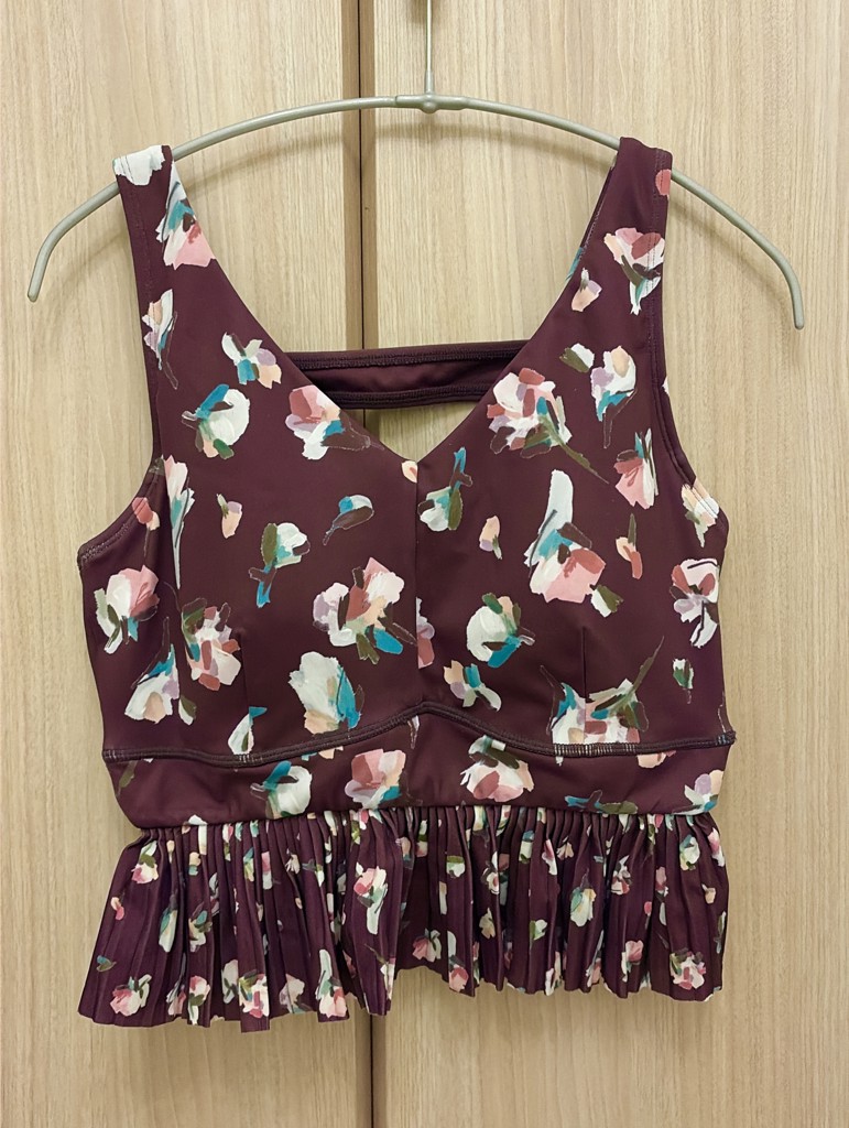 SUKALA】ローズプリントブラトップ(XS・S・M・Lサイズ ライラック