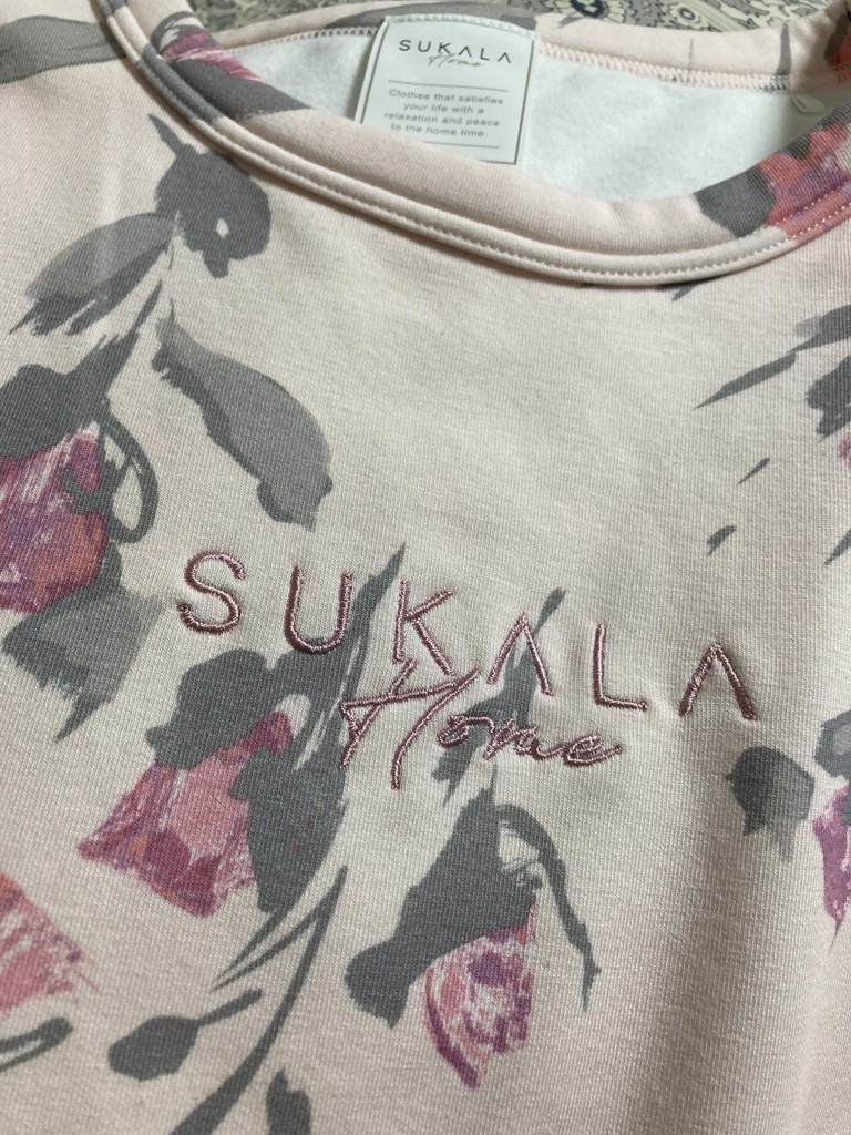 SUKALA HOME】リラックスフィルセラカーマフラワーパジャマ(Lサイズ
