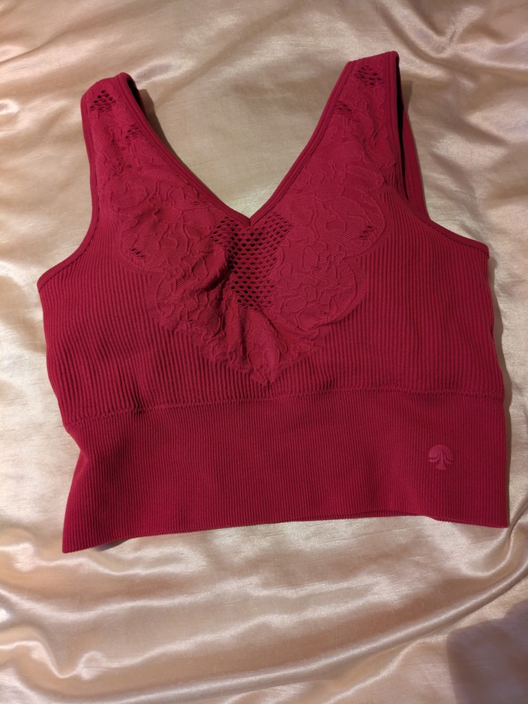 SUKALA】アクティブデイジーブラトップ(XS・Sサイズ ルビーピンク