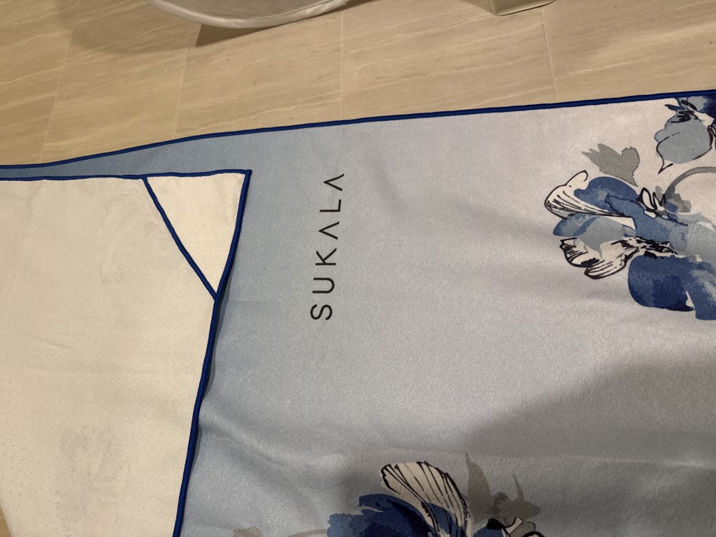 SUKALA】プリントヨギラグ(クリスタルブルー): ヨガグッズLAVA公式