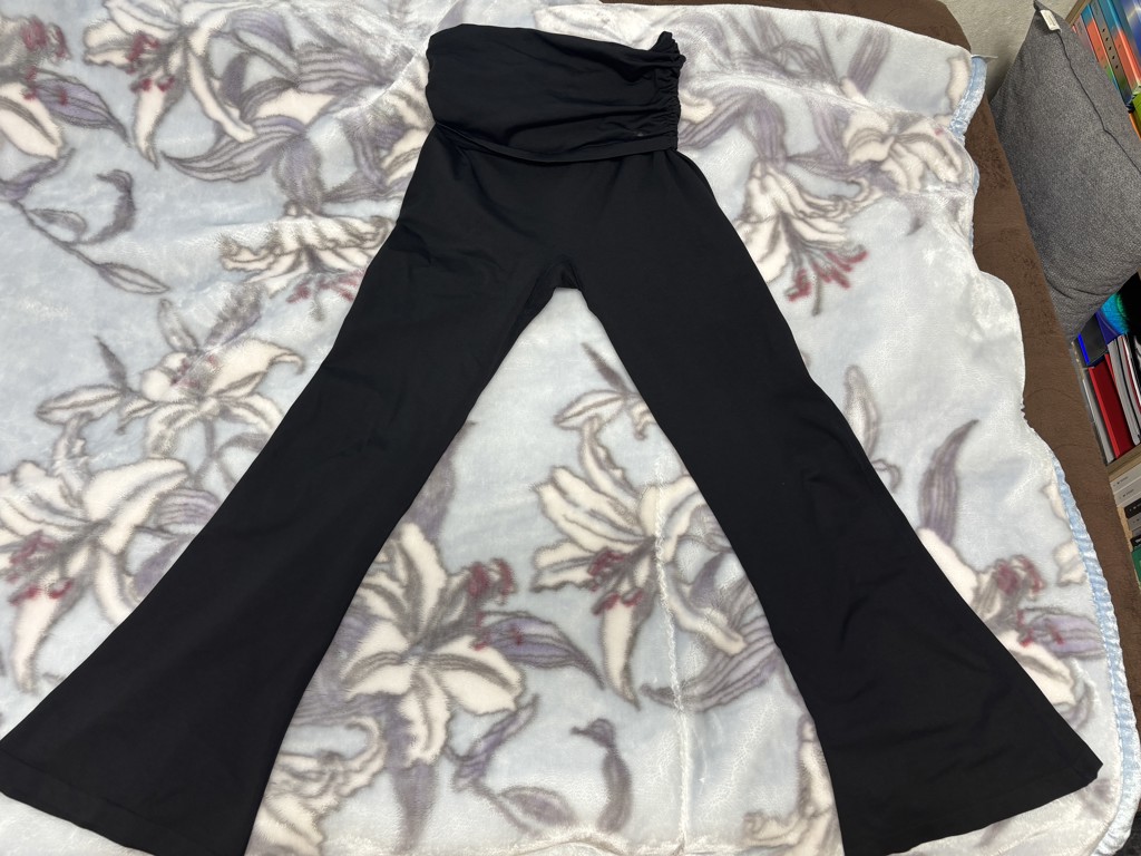 SUKALA】ルーシュドウエストフレアレギンス(S・M・Lサイズ メランジ