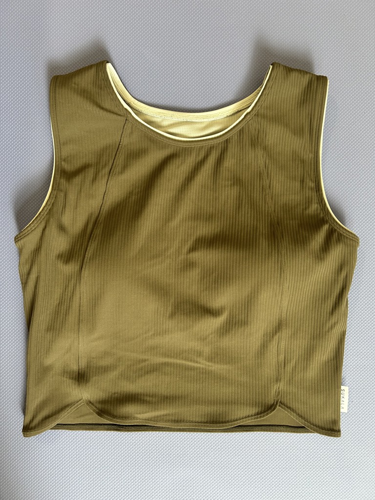 【新品未開封】SUKALA ベーシックリブレイヤードタンクトップ L 新品未開封】SUKALA ベーシックリブレイヤードタンクトップ L SUKALA
