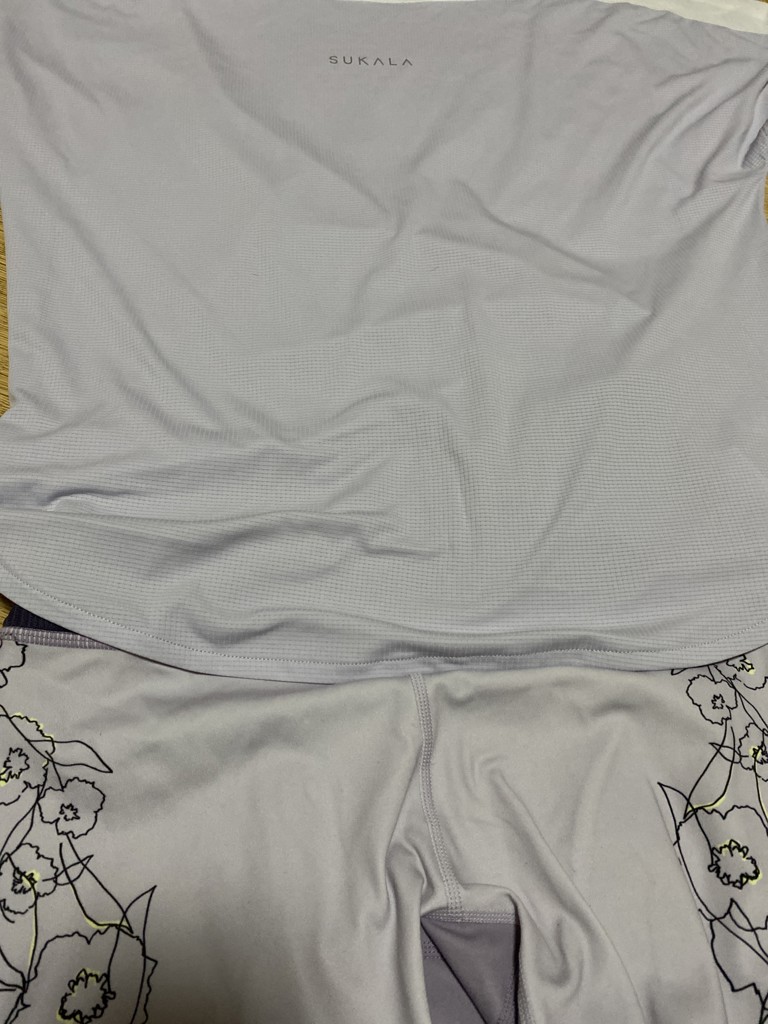 SUKALA】アクティブシアーカラーTee(M・Lサイズ ライトベージュ