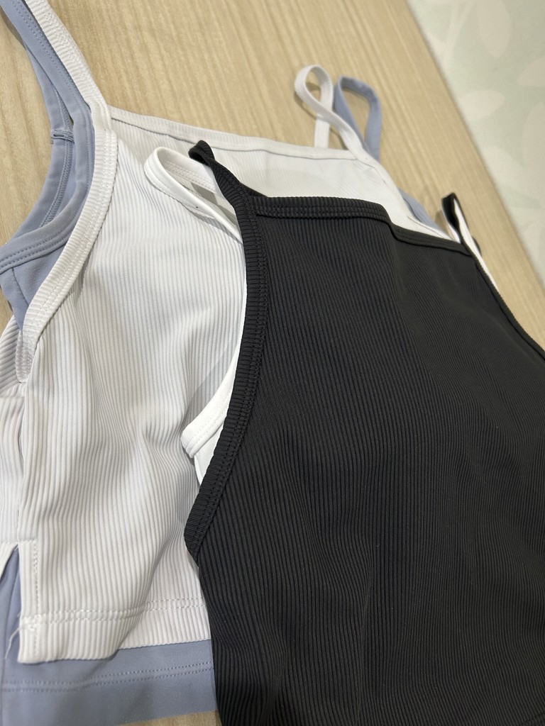 SUKALA】リブコンビショートタンクトップ(S・M・Lサイズ スモーク