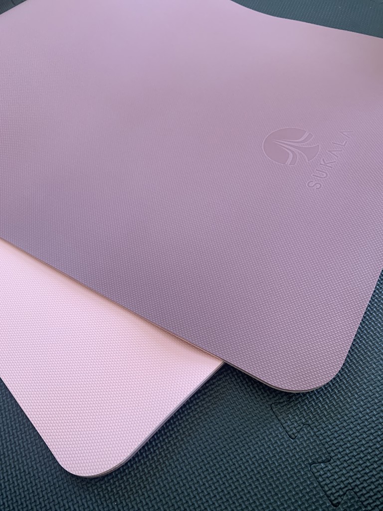 SUKALA】リバーシブルヨガマット6mm(ローズ・レモンライム・アクア