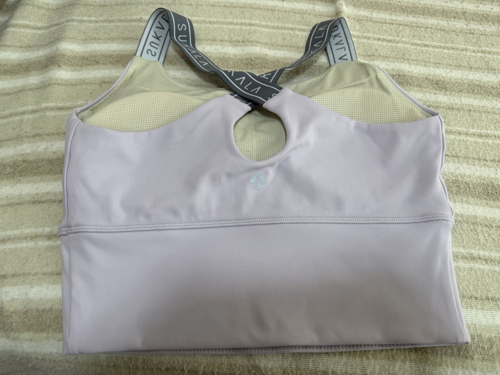 SUKALA】バッククロスロゴブラトップ(XS・S・M・Lサイズ オフホワイト