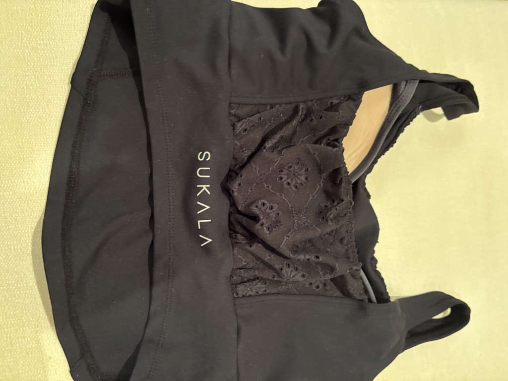 SUKALA】フラワーレースブラトップ(XS・Sサイズ ブラック・ブラウン