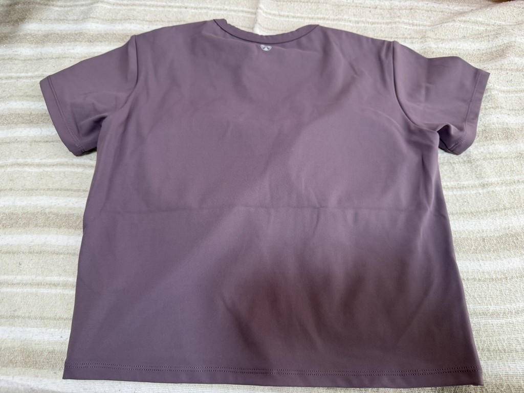 SUKALA】カップ付きクロップドTee(Sサイズ ペールブルー・ボルドー