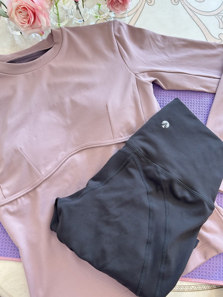 SUKALA】カップ付きフィットロングスリーブ(S・Mサイズ グレー