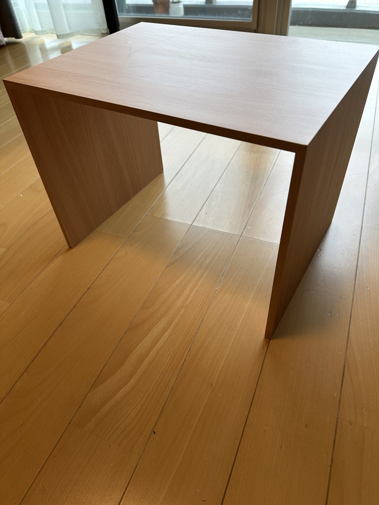 木製コの字ラック ナチュラル〔ストエキオリジナル〕(幅15cm): 陳列