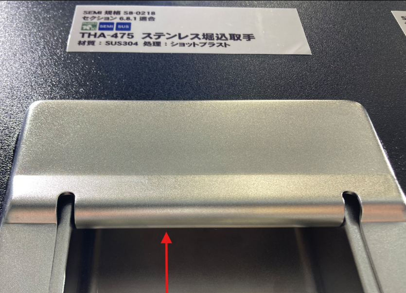 THA-475SUS ステンレス埋込取手: 取手・ハンドル|機構部品や機械部品の