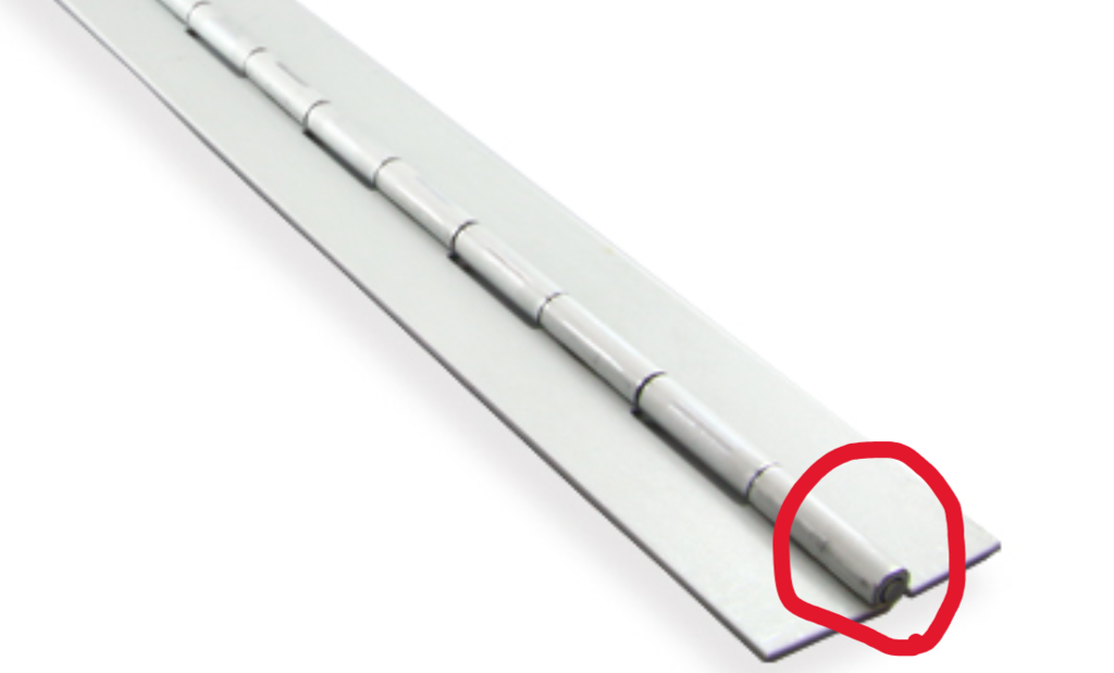 栃木屋EC_平型蝶番（亜鉛めっき鋼板・穴なし）: ヒンジ