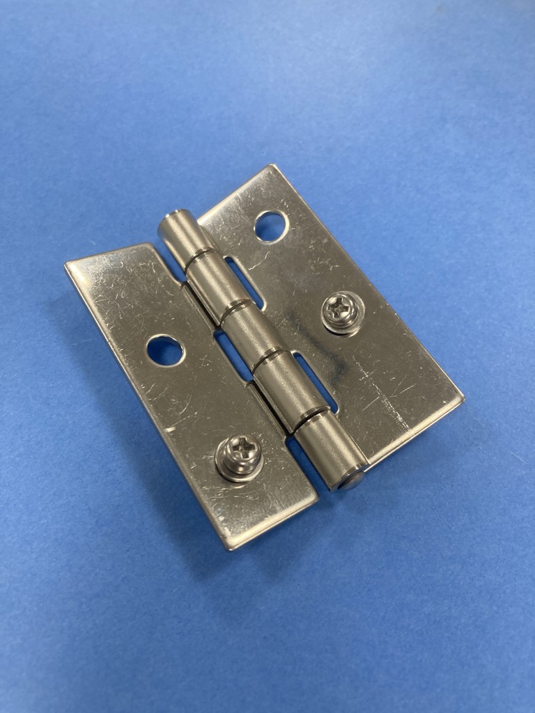 TH-187SUS 平型蝶番（ステンレス・千鳥穴）: ヒンジ|機構部品や機械