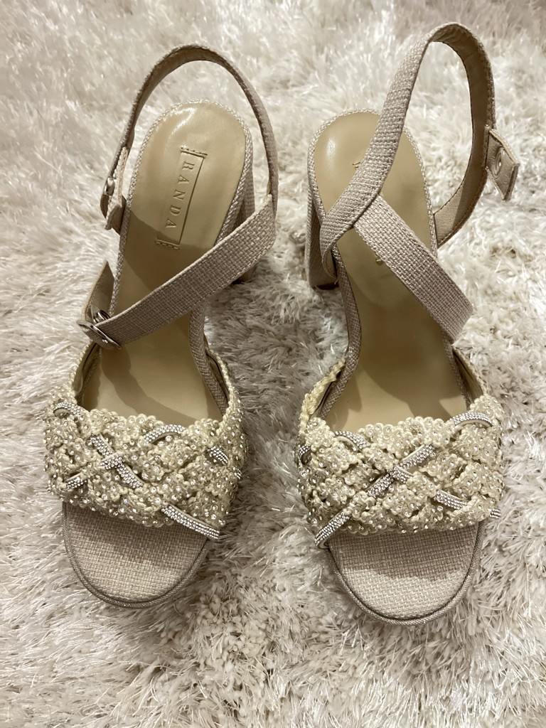 (45ｰ100)||pimpandhost imagesize:768x1024 26 ビジュー×編みデザイン ヒールサンダルRANDA公式サイト