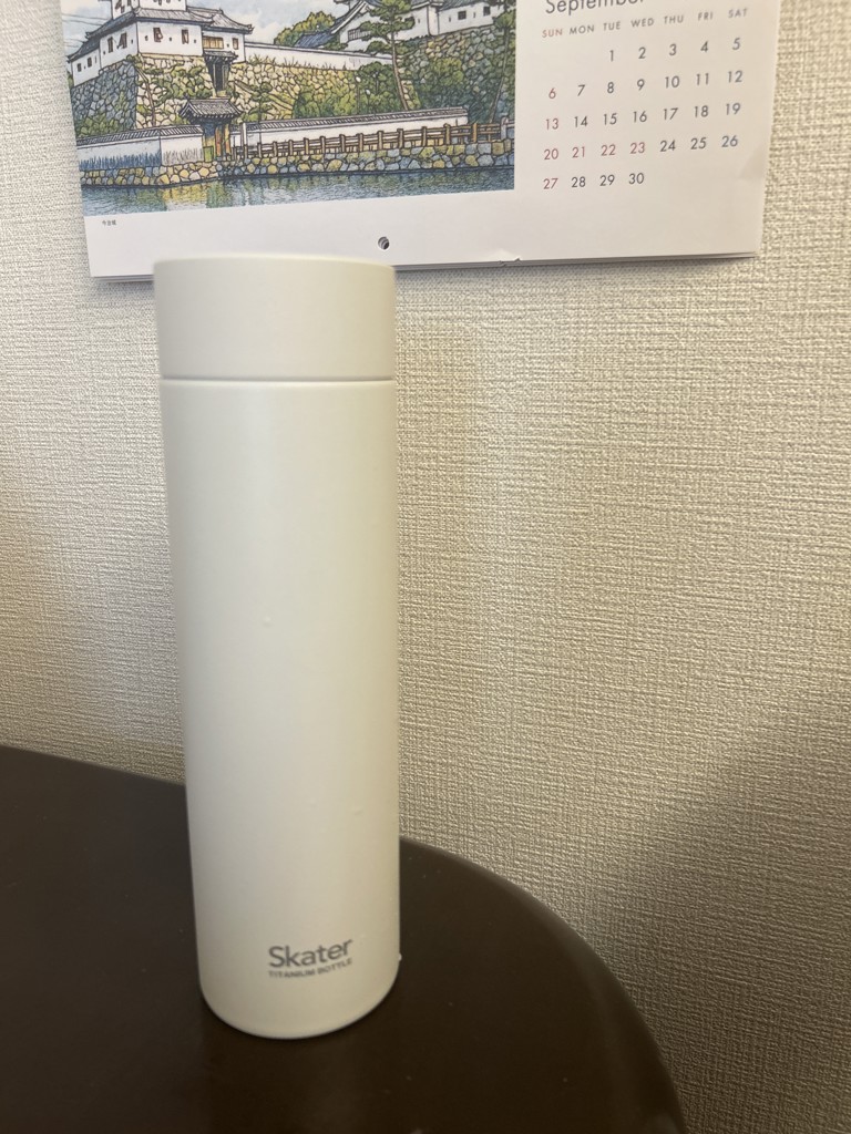 マグボトル 350ml チタン製 シルバー ミニ 水筒 直飲み 軽い 軽量