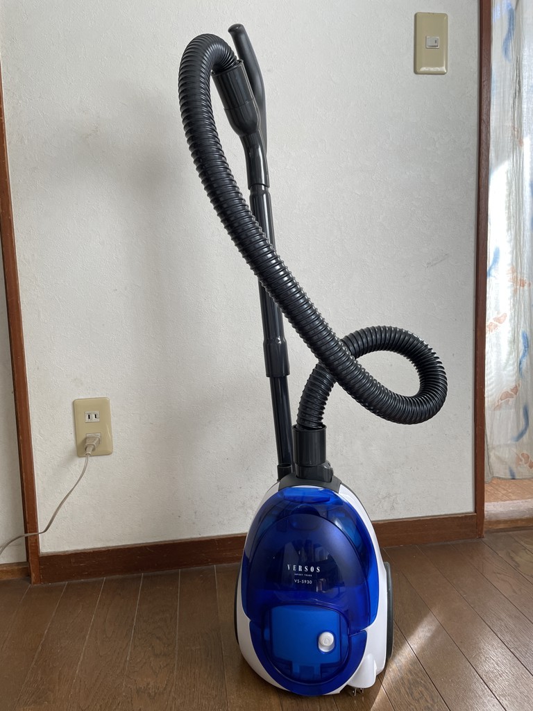掃除機 VERSOS キャニスタークリーナー紙パック式 VS-5930 ホワイト×グレー
