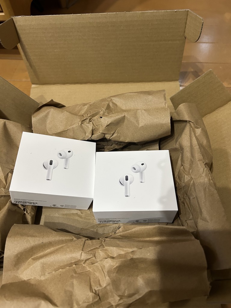【美品】AirPods Pro 3 本体 AppleCare+付き Apple AirPods Pro 3 Wireless Active Noise Cancelling Earbuds With