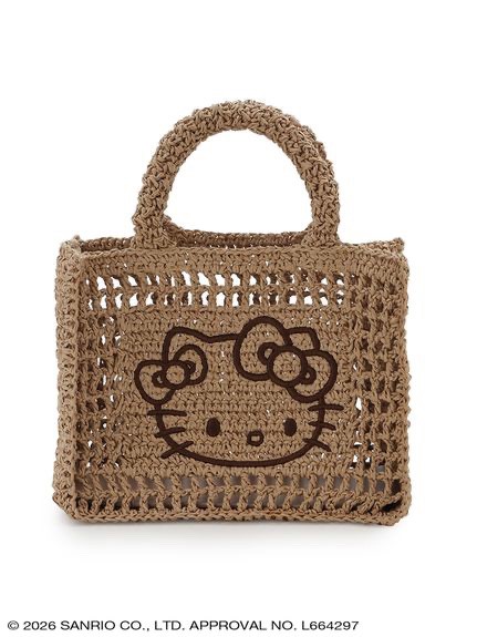ONLINE限定カラーあり】ラフィアライクトートバッグ(バッグ) │sanrio