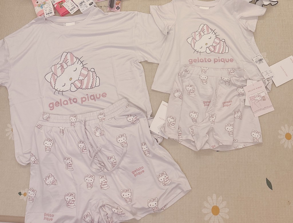 【gelato pique】【LADIES】総柄ショートパンツ　サンリオハウス sanrio house｜【gelato pique】【LADIES】総柄ショートパンツ