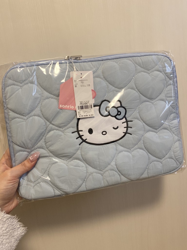 ハローキティ ハートキルティングPCケース(バッグ) │sanrio house
