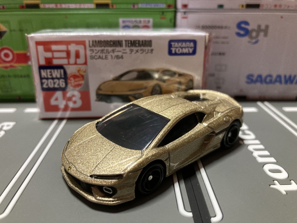 TOMICA No.43 Lamborghini Temerario| TOMICA Series No.1~No.120