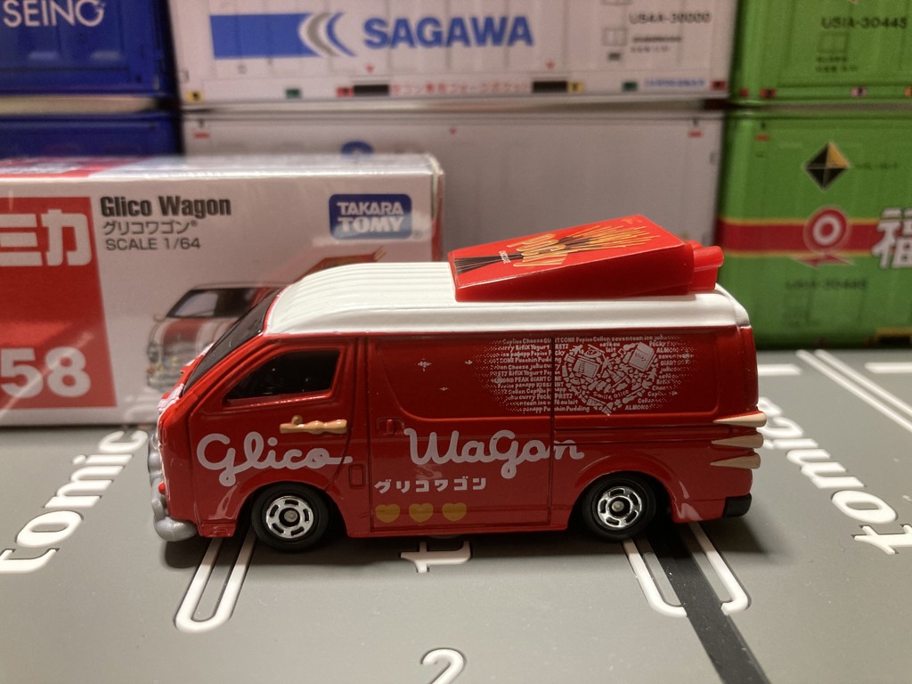 TOMICA No.58 Glico Wagon (Box)| TOMICA Series No.1~No.120|Limited