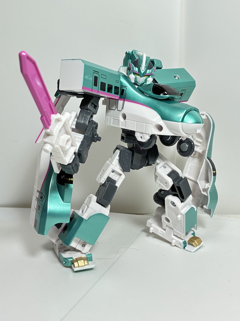 Shinkansen Transforming Robo SGX01 Shinkalion E5 Hayabusa
