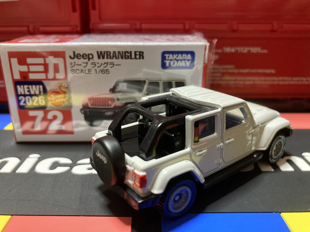 TOMICA No.72 Jeep Wrangler| TOMICA Series No.1~No.120|Limited