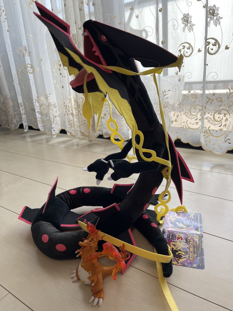 【ポケモン】ぬいぐるみ メガレックウザ Amazon.co.jp: ポケモンセンターオリジナル ぬいぐるみ メガレックウザ
