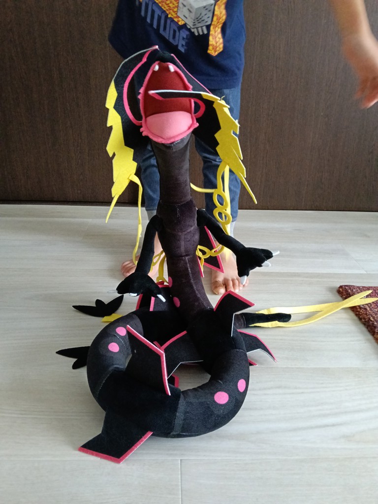 ポケットモンスター ポケモンぬいぐるみ 黒いメガレックウザ｜ポケモン