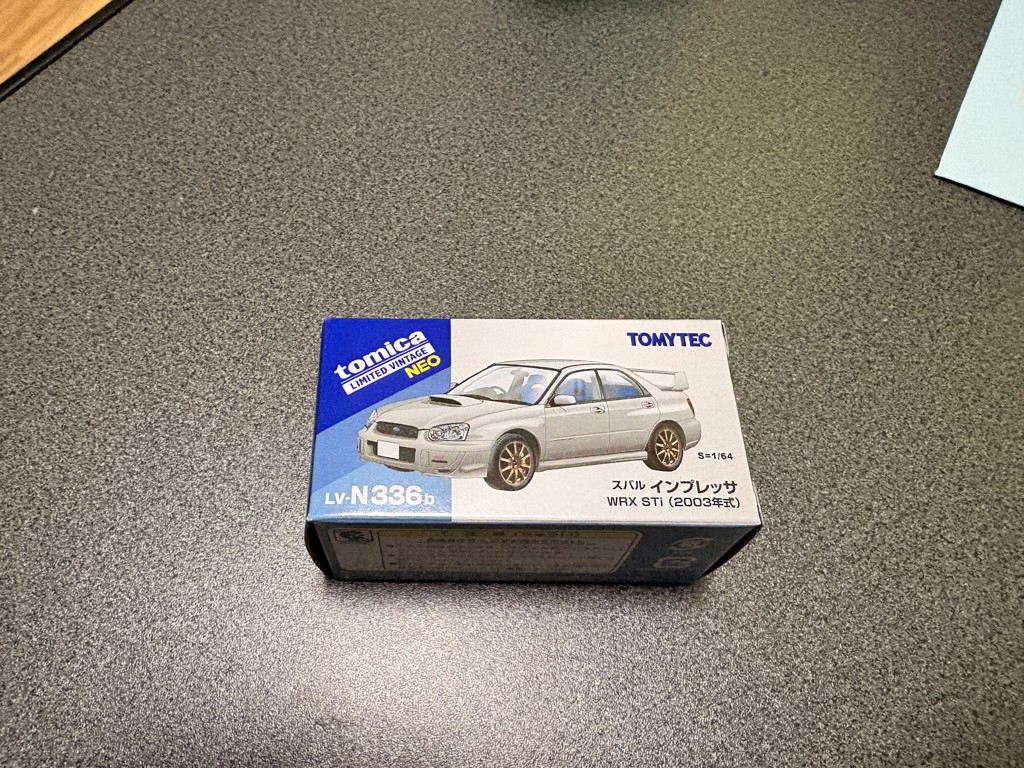 トミカリミテッドヴィンテージネオ LV-N336b スバル インプレッサ WRX
