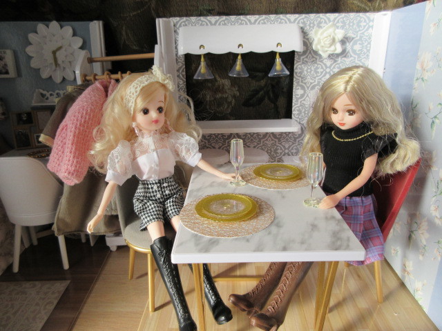 リカちゃん LF－09 インテリアコーディネート ダイニングテーブル