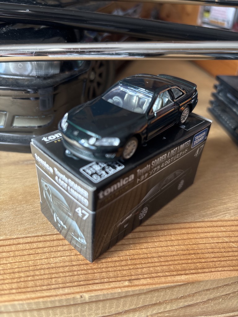 トミカプレミアム 47 トヨタ ソアラ 4．0GTリミテッド｜トミカ