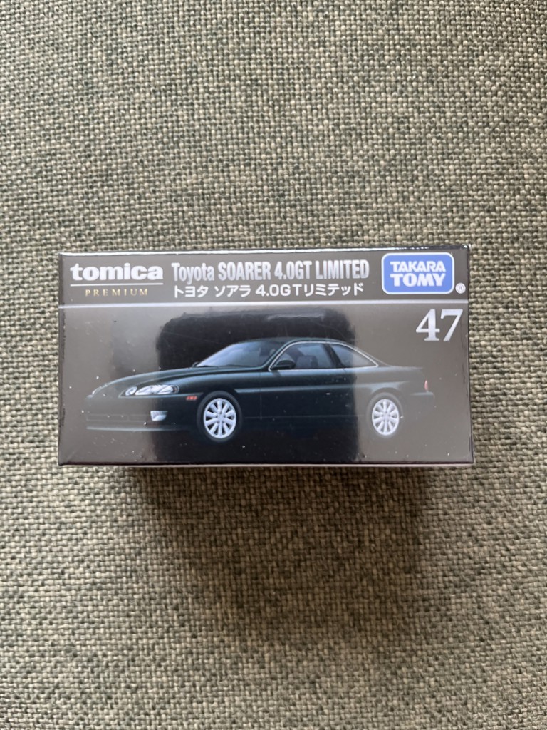 トミカプレミアム 47 トヨタ ソアラ 4．0GTリミテッド｜トミカ