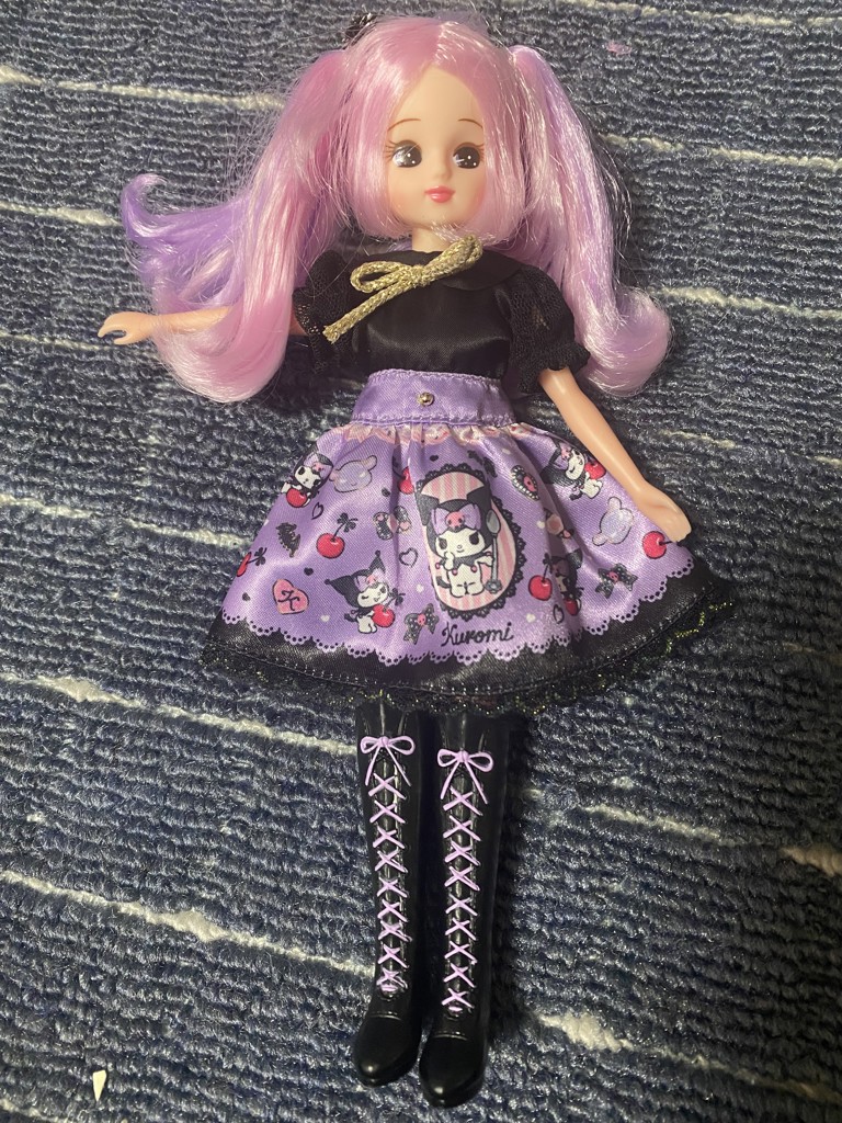 リカちゃん クールなクロミ リカちゃん DX ワンピース+ナイトウェア