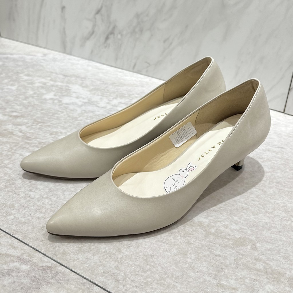 5cmポインテッド<ふわさら>痛くないパンプス<ふわふわ>(23.0cm