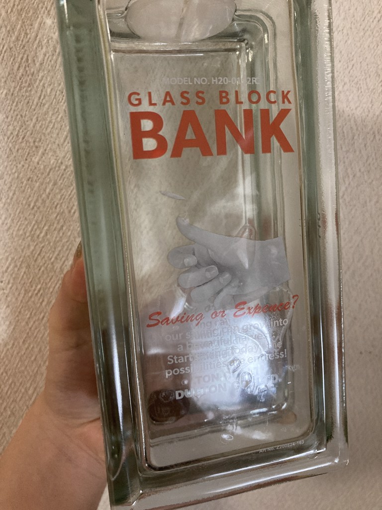 DULTON ONLINE SHOP | GLASS BLOCK BANK SQUARE(SQUARE): インテリア雑貨