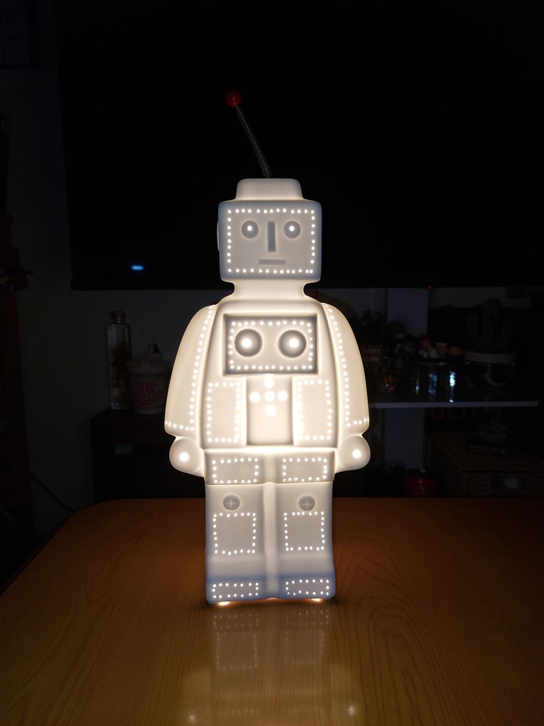 DULTON ダルトン ポーセリン ロボット ライトPORCELAIN ROBOT