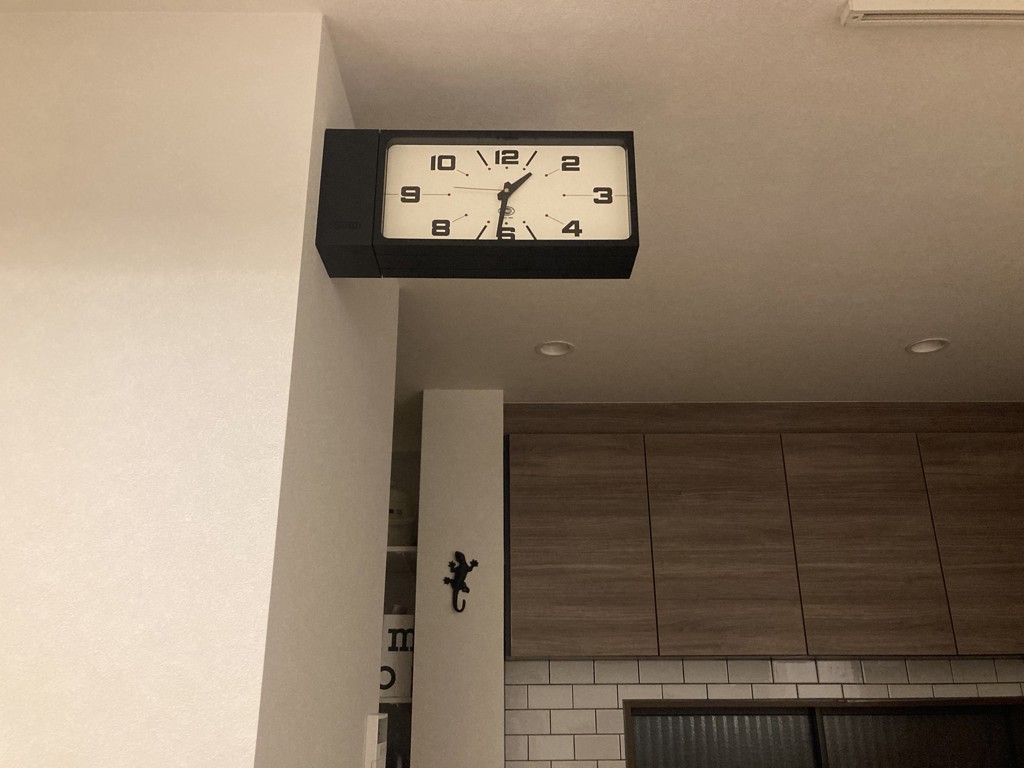 DULTON ONLINE SHOP | DOUBLE FACE CLOCK RECTANGLE BLACK(BLACK DULTON ONLINE SHOP | DOUBLE FACE CLOCK RECTANGLE BLACK(BLACK