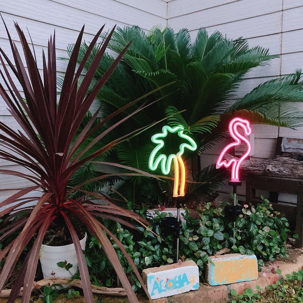 DULTON ONLINE SHOP | SOLAR NEON LIGHT FLAMINGO(FLAMINGO