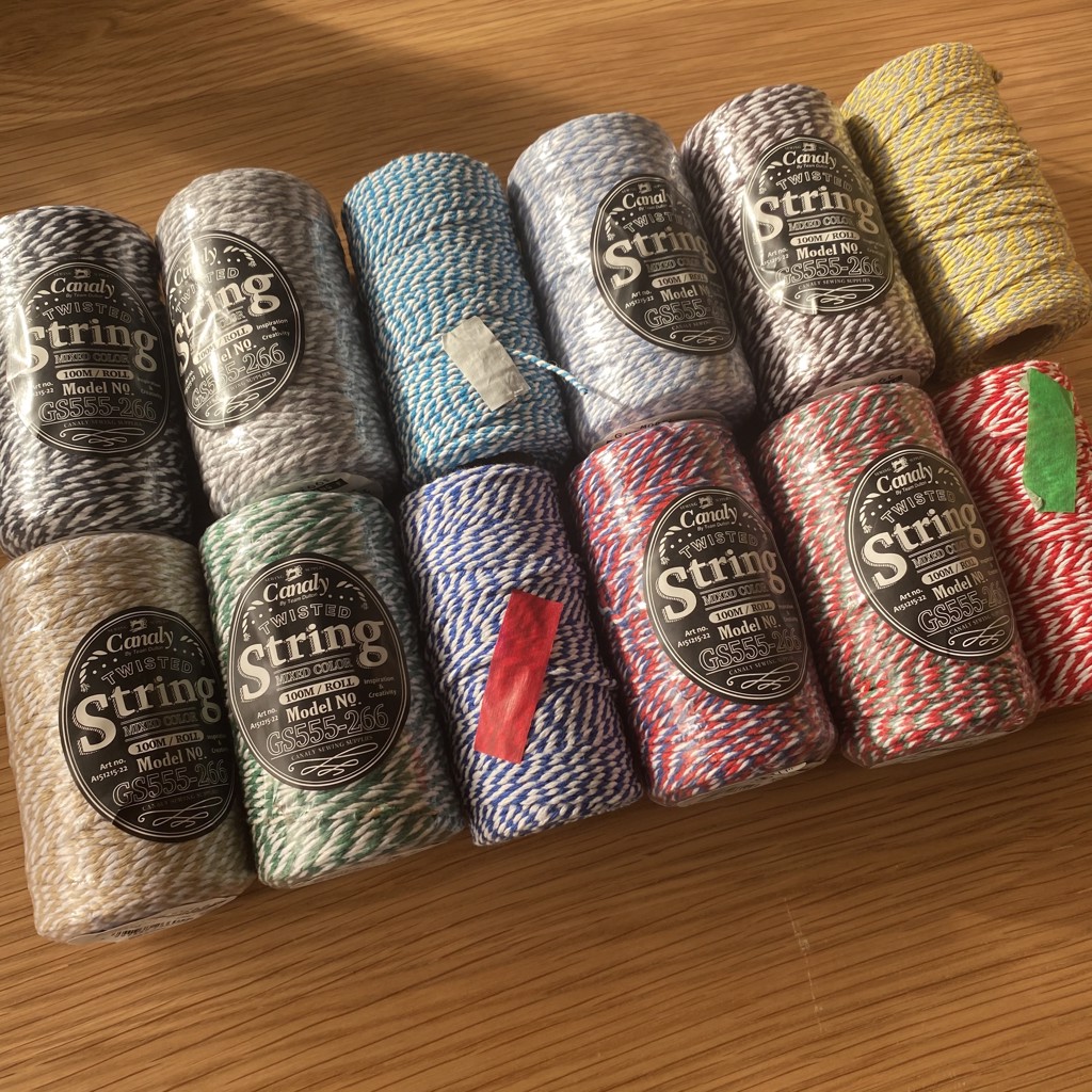 DULTON ONLINE SHOP | TWISTED STRING WHITE/GREEN(WHITE-GREEN