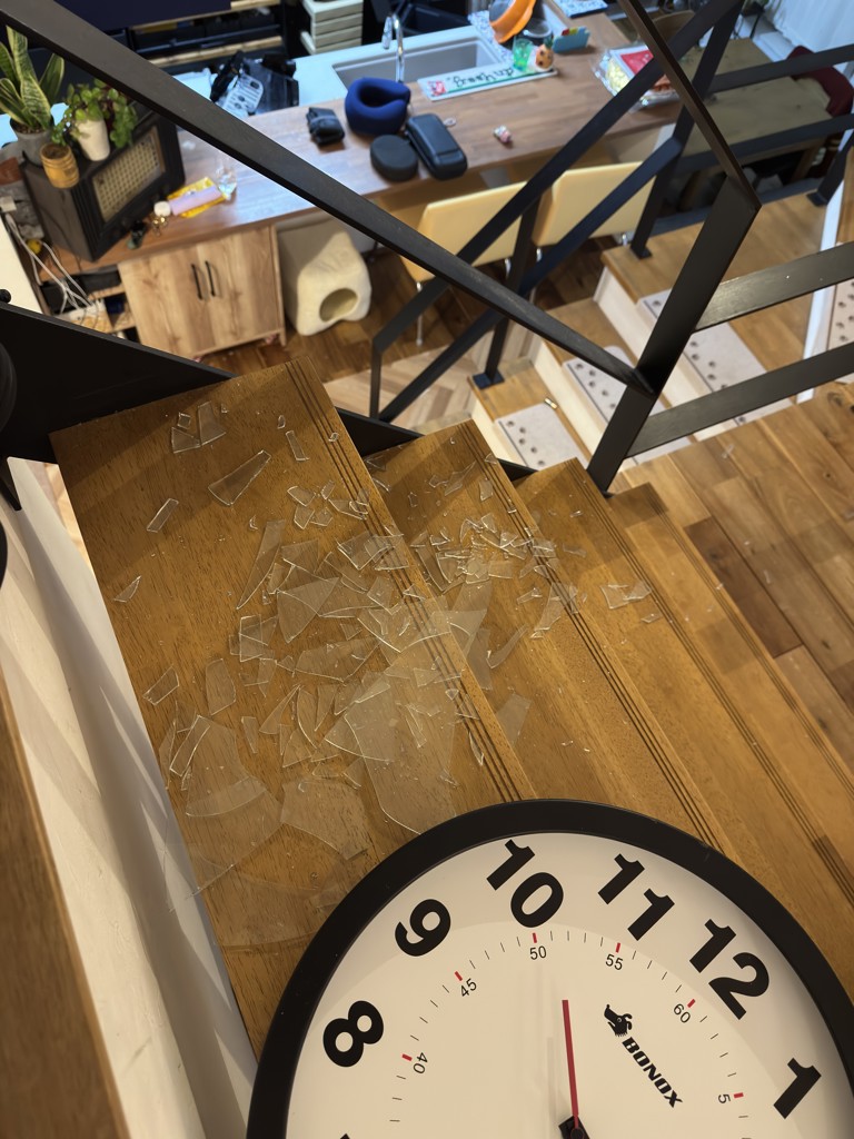 DULTON ONLINE SHOP | DOUBLE FACE WALL CLOCK BLACK(BLACK