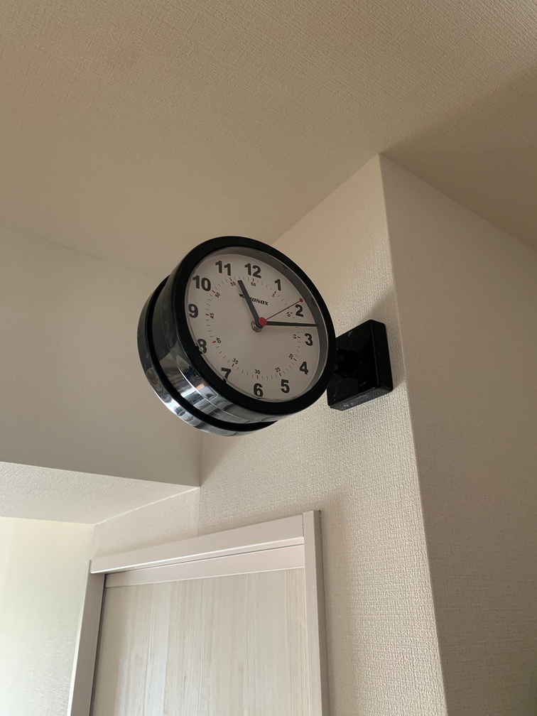 DULTON ONLINE SHOP | DOUBLE FACE CLOCK 170D BLACK(BLACK