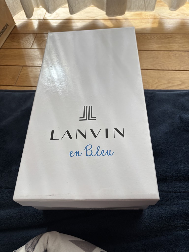ランバンオンブルー LANVIN en Bleu レースアップ カジュアル